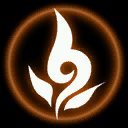 當愛莎使用火系魔法時，就會出現這個符咒。在艾爾之光的文件中，這個符咒叫做“火之花”，該符咒會在使用烈焰之輪或者一些火系連段時出現。