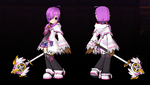 Idle pose and Promotional avatar.