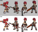 Korean revamp of character models on the 12/4/2013 (Old).
