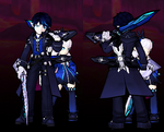 Ciel's in-game Idle pose.