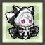 Lonely Wolf Chibi - Ver. Black & White