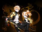 Official promotional artwork of Lu and Ciel in the Dragon's Illusion - Gold Dragon set.