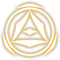 Symbol von Emblem der Verwirklichung