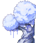Blauer Elysion Baum