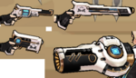 Promo weapons.