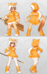 Full set appearance (male characters top, female characters bottom)