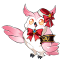Myu as an owl in Laby's Imaginary Space