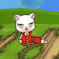 Raincoat Cat - White (Teen form)